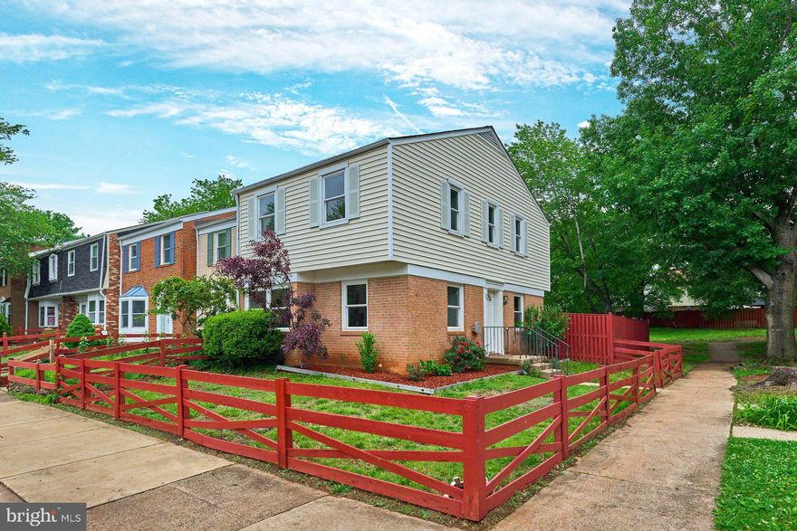Bathed in natural sunlight, this stunning end-unit townhouse is the perfect home you've been waiting for in the Manassas Irongate community! This spacious, two-level residence offers generous living areas with well-proportioned bedrooms, including a primary suite featuring an updated full bath and a walk-in closet. One of the most appealing aspects of this property is its recent renovation, boasting a brand-new roof, kitchen cabinets and countertops, luxury vinyl plank flooring on both levels, all new appliances including a stacked washer/dryer, modern lighting fixtures, and fresh paint throughout.

Upon entering the foyer on the main level, you'll find a generously-sized living room to your right, featuring a brand-new sliding glass door that opens to a fully-fenced backyard with a patio and secure storage shed. Back through the foyer, past the powder room, you will find a formal dining room that leads into the fully updated kitchen, which includes additional space for an eat-in area beneath large double-hung windows that overlook the beautifully landscaped front yard.

Upstairs, in addition to the primary suite, you will find two more bedrooms that share an updated hall bath featuring stylish ceramic tile work. This exceptional townhouse that lives like a single-family home is situated at the end of a quiet cul-de-sac, framed by beautiful mature trees, with an assigned parking space conveniently located just outside your front door. It is ideally located just minutes from Historic Old Town Manassas shopping and dining, major commuter routes including I-66, and VRE, offering both tranquility and convenience.