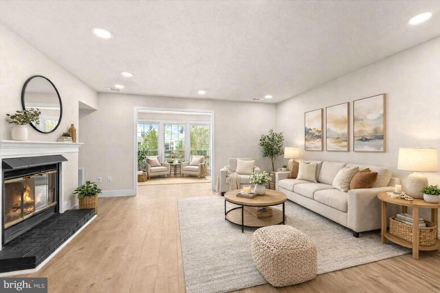 A bright beginning  in Oakton! Step inside and feel instantly at home. This spacious 2-bedroom, 2 bath condo in the heart of Oakton blends comfort, charm and convenience all in one. Sunlight pours through the oversized windows, dancing across the brand-new floors and casting a warm glow throughout the open layout. The entire unit has been freshly painted, creating a clean, cohesive feel from room to room. 

The kitchen has been tastefully refreshed with granite countertops and stainless steel appliances—ready for your morning coffee routine and everyday meals.

In the living room, a cozy decorative fireplace (not currently in use) anchors the space, while the bonus sunroom offers a perfect spot to work, unwind, or simply soak up the natural light. Just off of the sunroom, step out onto your patio--ideal for morning coffee or a little fresh air at the end of the day. 

The bedrooms are peaceful and generously sized, and the refreshed bathrooms keeps everything feeling crisp and clean.  

Beyond the unit, the community offers a lifestyle of ease and convinience. Take advantage of the outdoor swimming pool, playground, and beautiful outdoor paths perfect for fresh air, excercise, or a peaceful stroll.  Nearby parks like Blake Lane--complete with a dog park-- and Borge Park with its own playground are just minutes away. 

With open parking (two permits per household) and ample visitor spots, daily life stays simple. And with quick access to I-66, Route 123, and the vienna Metro, commuting and weekend plans are always within reach--along with endless shopping, dining and entertainment options. 

Looking for a place that feels just right? This could be it.

ALL SHOWINGS MUST BE ACCOMPANIED BY A LICENSED AGENT!