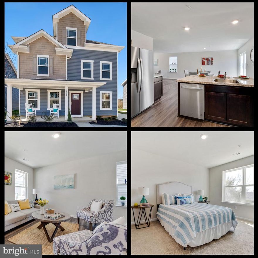Turn Key, Affordable and Adorable, New Construction! - With an interest rate of 5.75% and up to 12K in closing cost assistance, there is no need to wait! The Village at Chestertown Verona floor plan offers 2300+ sq feet of living space with 3 stories featuring 5 Bedrooms, a Den and 3 1/2 Baths - Open floor concept with plenty of room allows for family get togethers or entertaining - Room for a home office is a bonus! Natural light throughout with an open kitchen design allows you to choose from cozy breakfast bar seating or a formal sit down meal - LVP plank flooring, energy efficient stainless steel appliances and separate pantry are added highlights in this kitchen floor plan - Sliding glass doors lead to the patio where you can enjoy endless b-b-q's on a quiet summer evening while entertaining friends and family - Primary suite showcases a large walk in closet and ensuite - Additional 4 bedrooms allow room for guests and family to spread out - Rest easy with the peace of mind of new construction, and builder warranty with little maintenance in the years to come - The Verona includes the exclusive Smart Home® Package to set your mind at ease - Built by the nation's leading builder DR Horton - Ask about financing incentives and lower than average interest rate opportunities - Located minutes from downtown Chestertown, Washington College, local restaurants, farmer's market, artisans shops, etc. - Golf at the local golf course, join the Chester River Yacht and County Club, kayak, canoe, or fish on the Chester River, bike or walk on Chestertown's rail for trails or join the local YMCA - Hurry this one won't last long!