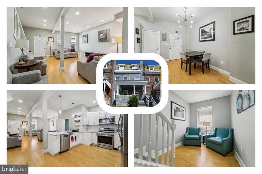 Updates done in 2024 
Welcome to this beautifully renovated 4-bedroom, 3-bath home offering modern comfort, style, and flexibility. Fully gutted and rebuilt in 2024, this move-in-ready gem features gleaming floors, a spacious open layout, and a sleek, modern kitchen designed for everyday living and entertaining.
Enjoy quiet mornings on the charming front porch and relax in your private, fenced backyard retreat. With potential rental income, this property offers both lifestyle and investment opportunities.
All major systems are  new in 2024, including:
HVAC
Electrical
Plumbing
Roof
Plumbing
New Roof
Conveniently located near public transportation and just minutes from some of Baltimore’s best attractions—Druid Hill Park, the Baltimore Zoo, the Rawlings Conservatory, Mondawmin Mall, and a vibrant mix of local dining and entertainment options.
Don’t miss this incredible opportunity—schedule your tour today and discover all the possibilities this home has to offer!