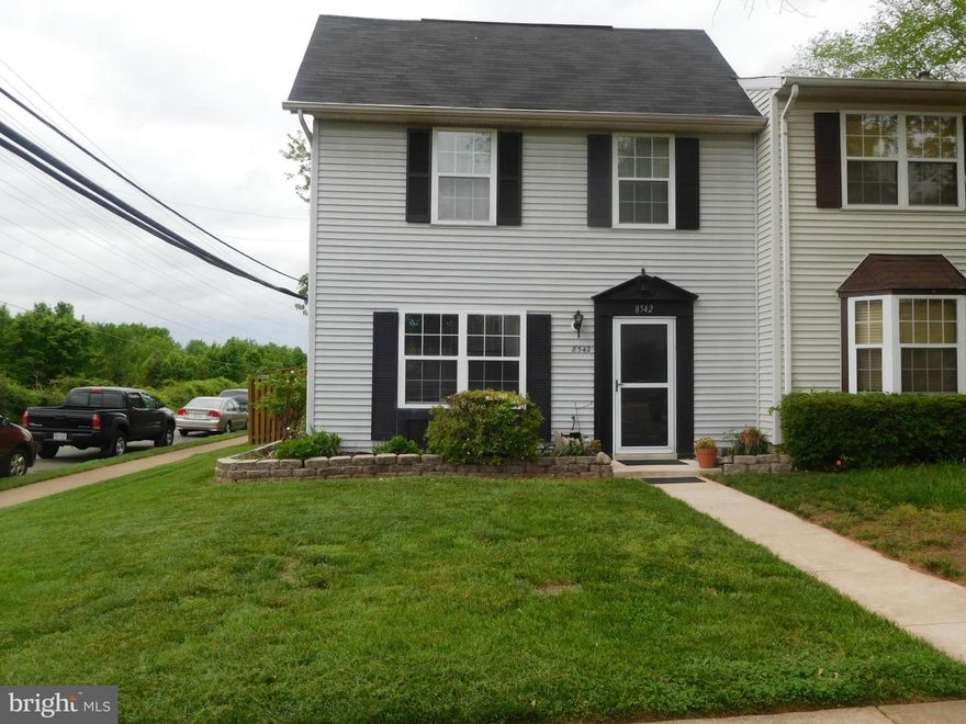 Sun shines into this lovely home all day !   Recent home renovations     Updated Kitchen & bathrooms   SS appliances   Living  room   Separate dining room   Large fenced end unit   Patio   2 assigned parking spaces   Home within 2 miles of VRE !   (these are pictures from last tenants)  NO PETS   Processing fee 45.00 per adult   Certified funds    No Govt. Programs