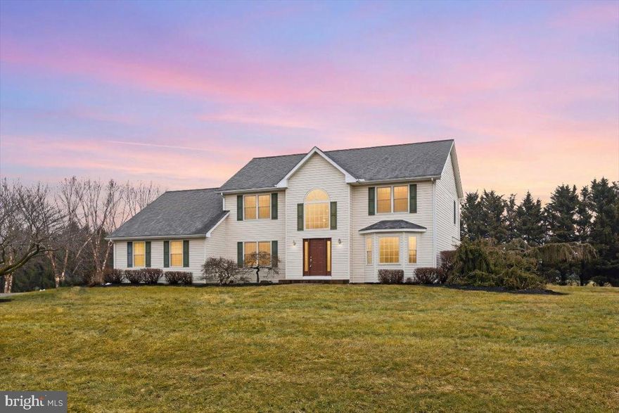 Back on the market due to buyer’s home sale contingency not being satisfied. No fault of the seller or property. Inspections have been done and repairs completed so this home is ready for your buyers! Pride of ownership shines throughout this beautifully maintained home in the desirable Chesapeake Meadows community, located within the Appoquinimink School District. Set on just over an acre of meticulously landscaped grounds, this 4-bedroom, 2.5-bath residence offers privacy, space, and timeless comfort. 
As you enter, you’re welcomed by a stunning two-story foyer featuring a graceful turned staircase, complete with a chairlift for added accessibility. Formal living and dining rooms offer elegant spaces for entertaining, while the open-concept family room provides a comfortable retreat with the warmth of a natural gas fireplace. 
At the heart of the home, the gourmet kitchen features granite countertops, a center island, stainless steele appliances, and a sliding glass door that opens to a sprawling, level backyard—your own private outdoor oasis, perfect for gatherings, play, or peaceful evenings at home. 
The main level also offers a versatile fourth bedroom or home office, ideal for today’s flexible lifestyles. Laundry is located in a closet on the main floor in the 4th bedroom/flex room.  
Upstairs, the oversized primary suite is a true retreat, complete with a sitting area and a spa-like primary bath designed for relaxation. Additional bedrooms are generously sized and thoughtfully laid out. Major updates have already been completed, including a newer roof, HVAC system, radon remediation system, windows, front door, and patio door, allowing the next owner to focus on cosmetic updates and personal touches. Home has been freshly painted.  
Additional highlights include an electric fence for pets and a home that has been lovingly cared for inside and out.