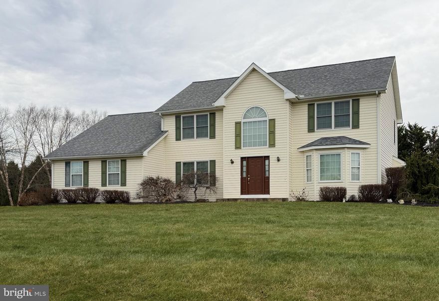 Back on the market due to buyer’s home sale contingency not being satisfied. No fault of the seller or property. Inspections have been done and repairs completed so this home is ready for your buyers! Pride of ownership shines throughout this beautifully maintained home in the desirable Chesapeake Meadows community, located within the Appoquinimink School District. Set on just over an acre of meticulously landscaped grounds, this 4-bedroom, 2.5-bath residence offers privacy, space, and timeless comfort. 
As you enter, you’re welcomed by a stunning two-story foyer featuring a graceful turned staircase, complete with a chairlift for added accessibility. Formal living and dining rooms offer elegant spaces for entertaining, while the open-concept family room provides a comfortable retreat with the warmth of a natural gas fireplace. 
At the heart of the home, the gourmet kitchen features granite countertops, a center island, stainless steele appliances, and a sliding glass door that opens to a sprawling, level backyard—your own private outdoor oasis, perfect for gatherings, play, or peaceful evenings at home. 
The main level also offers a versatile fourth bedroom or home office, ideal for today’s flexible lifestyles. Laundry is located in a closet on the main floor.  
Upstairs, the oversized primary suite is a true retreat, complete with a sitting area and a spa-like primary bath designed for relaxation. Additional bedrooms are generously sized and thoughtfully laid out. Major updates have already been completed, including a newer roof, HVAC system, radon remediation system, windows, front door, and patio door, allowing the next owner to focus on cosmetic updates and personal touches. Home has been freshly painted.  
Additional highlights include an electric fence for pets and a home that has been lovingly cared for inside and out.  
Available mid-January, this exceptional property offers the perfect blend of elegance, comfort, and privacy—ready to welcome its next owners home.