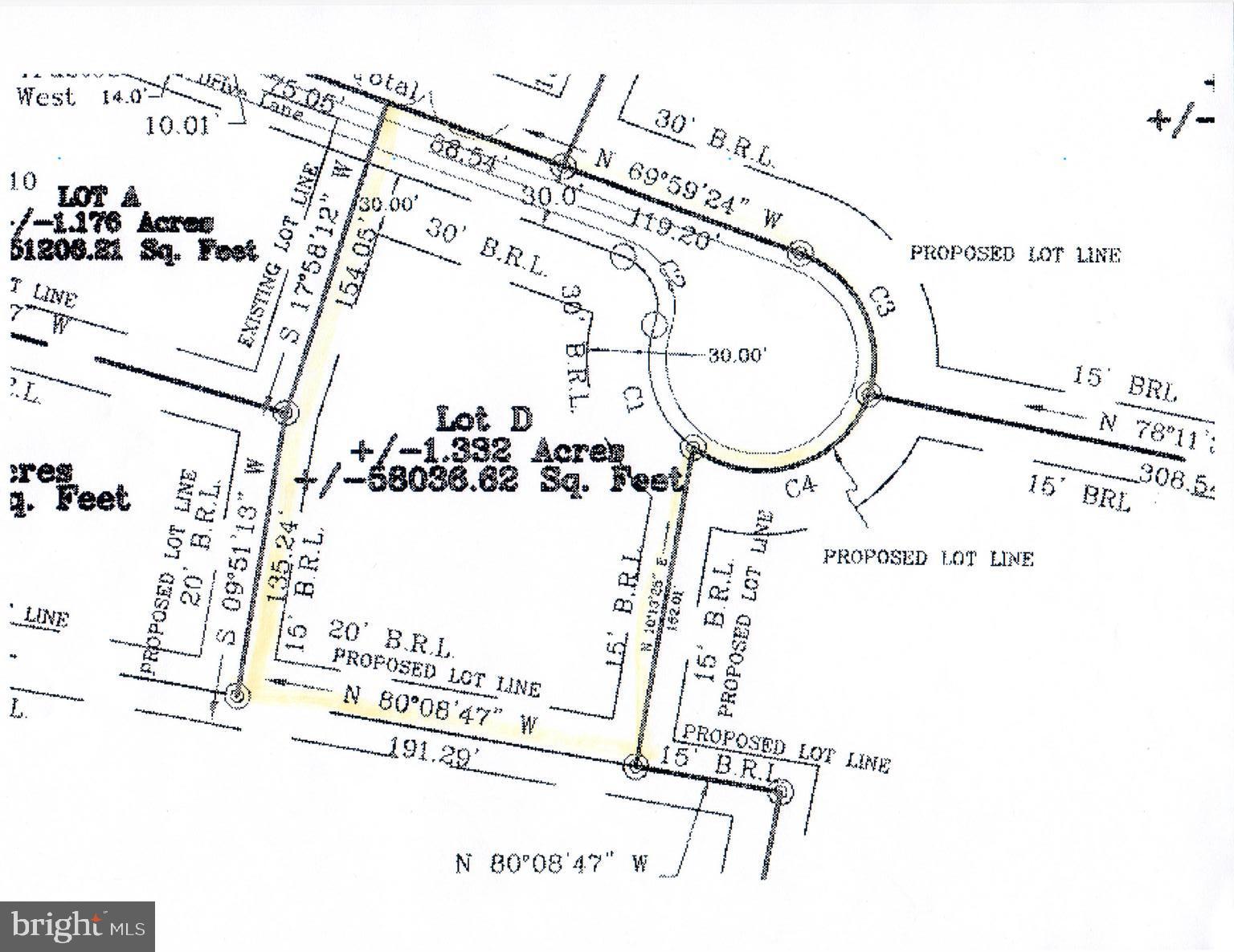 Lot D - 133-9.00-9.21 LOT D EASEMENT OFF OF SHORTLY RD