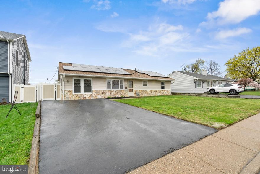 Welcome to 815 Fairfield Road,Falls Township. Come visit this beautifully updated 3 bedroom,1.5 bath rancher featuring luxury vinyl flooring throughout and fresh paint in every room.The spacious extended living room offers plenty of natural light and a decorative fireplace that adds warmth and charm. The remodeled galley kitchen combines style and efficiency,perfect for everyday cooking and entertaining.A brand new powder room has been added,while the full hall bath has been tastefully updated. The enlarged utility room offers extra space for laundry ,storage ,or even a small office nook. Step outside to the tiered deck overlooking the private fenced backyard-perfect for summer BBQs,pets,or quiet evenings outdoors. The windows ,roof and siding were replaced over the years.This move in ready home blends comfort,functionality and style in every corner.