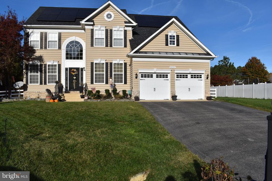 Welcome to a home with lots of warmth and character. Simply stunning describes this wonderful quality-built Marrick home. This well-maintained property is in a desirable neighborhood on one third of an acre.  This amazing home has lots to offer, presenting a designed layout with you in mind. Located in a cul-de-sac with an attached two car garage and a large driveway for additional vehicle parking. 
Exterior features include delightful aesthetic views from the maintenance free deck surrounded by a fence in backyard. The backyard surroundings promote relaxation creating a tranquil environment. The built-in irrigation system provides direct water supply for the beautified plants and landscaping. Additional exterior attributes include gorgeous pergolas with lots of beautiful vegetation, and colorful flowers.  Interior features include a delightful open space concept. The formal dining room and living room respectively accompany the foyer on each of its sides.   The spacious family room is calm and relaxing with a cozy gas fireplace for those pleasant warm movie nights. The gourmet kitchen has 42” tall wall cabinets providing ample space for storage, updated stainless-steel appliances, granite counters, custom backsplash, updated sink and a nice sized island with seating for social gatherings. The home gleams with lots of natural lighting throughout. There is a morning room off the kitchen with a 180-degree view of the exterior with plenty of sunlight for plants and that morning coffee. Thers are five bedrooms and three full baths. The upper-level main suite is both charming and elegant with specific characteristics. Double trayed ceiling, walk in closets and a soaking tub with a separate shower just to mention a few. Additionally, the main level has a guest bedroom with full bath. Materials and finishes include hardwood floors throughout. The interior main level with crown molding and chair railing gives the home an elegant appearance. Furthermore, the house has bronze light fixtures throughout with high ceilings, ceramic/linoleum floors and wall-to-wall carpet on the upper level. Folks there’s so much love put into this wonderful home and so much to enjoy.  Located minutes from major stores, restaurants, recreational centers/parks and outdoors activities.  Close to Patuxent River Naval Air Station, schools, St. Mary's hospital and Churches. This home is a must see!