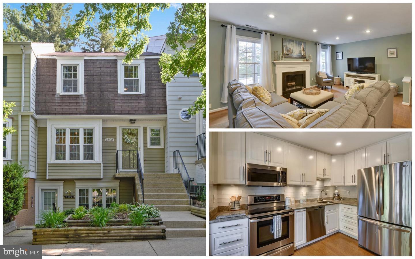 gorgeous townhome in Crofton, move -in ready! This 3-bedroom 2.5 bath town is nicely updated everywhere you look! Laundry on 2nd level with bedrooms. Enjoy the oversized living room with a fireplace and large kitchen with all stainless steel appliances and chalkboard wall to write your personal messages. This townhome will not disappoint!