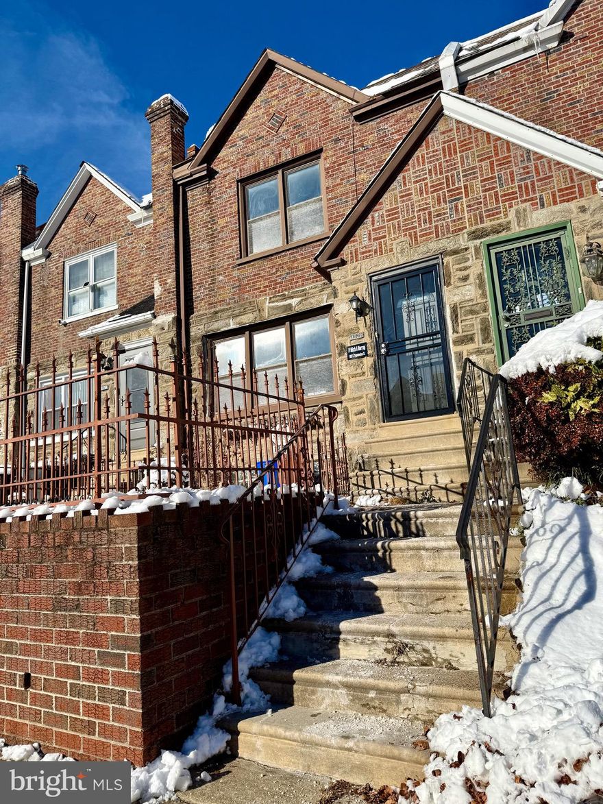 Come and check out this beautiful 3 bed 2 full bath townhome that has been renovated and is on a great block in West Oak Lane. There is a spacious living room with a gas fireplace that leads to a brand-new kitchen with white shaker cabinets on top and metro grey cabinets on the bottom, with quartz countertops, a herringbone backsplash, gold hardware, garbage disposal, stainless steel appliances and a stunning butler's pantry. The home also has a deck and a driveway in the back of the property and there is a full size finished basement downstairs. All the bedrooms have ceiling fans and wall to wall carpets.