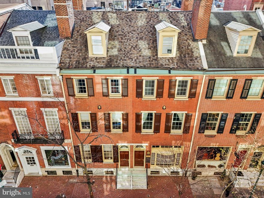 This important, significant double property, steps from Rittenhouse Square is a rare opportunity offering several different flexible possibilities for use. This historic building (c. 1853) is superbly and completely renovated throughout with tasteful, bespoke finishes—all finely crafted. In absolute pristine condition and impeccably maintained.

1710-1712 Locust offers 9,500 Sq ft, CMX-3 zoning, 3 to 4 car parking, and THE premier Rittenhouse Square location--multiple opportunities await—such as—

1. Currently set up as a spacious office building with elevator, reception, multiple offices and conference rooms, kitchen, eating area, and significant storage. A turn-key, exquisite, high-end professional office building. NOTE: 1710-12 Locust is the current home of one of the nation’s premier Aviation Law Firms, and such is evident in the quality of fit and finish throughout.

2.  Convert to a multi-unit or condominium conversion with various residential configurations possible to best meet your plans.

3. Easily convert, with minimal modifications, to one single family mansion just off Rittenhouse Square with 3 to 4 car parking. This space is readily convertible from office to residential.

4. Convert back to two spacious Rittenhouse Square townhomes.

5. Readily convert to a Live-Work space or office/residential mixed use.

6. Any combination of the above uses.

This historic property is 34’ wide and offers a gorgeous, historic brick façade (with large window assembly that inundates the property with light). This property offers multiple conference rooms, offices, many other significant spaces, bathrooms, multi-car parking/outdoor space—all ready to go as an office or easily convertible to residential, multi-family, or mixed use.

1710-1712 Locust Street is located in the heart of Philadelphia’s premier residential and commercial neighborhood. Within a half block of Rittenhouse Square itself and just steps from the city’s finest dining and shopping. An unequivocal A+ location.