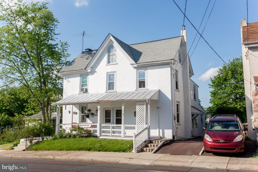Welcome to 421 S Main St, this beautifully renovated twin is located in the Heart of Telford Borough. The Spacious Living Room greets you with Sprawling Oak Hardwood floors and Large Windows with Deep Sills allowing the room to flood with natural sunlight. Continue into the nicely-sized dining area that opens into the Brand New Kitchen. Luxury Vinyl floors flow throughout the Dining Area and Kitchen. The Kitchen has New cabinets, Quartz Counter tops and New Stainless Steel Appliances. There is a a Full bathroom with stall shower conveniently located off the dining room. Out back is a deep backyard with Brand New Paver Patio and Shed! Upstairs is a large Primary bedroom with Ample Closet space and Newer wall to wall carpeting in the hallway and staircase. The generously sized 2nd bedroom has beautifully refinished hardwood floors and a fully Renovated Bathroom is at the end of the hall. This home has all new replacement windows, a New Hot Water Heater and Fresh Neutral Paint throughout. Home also has a Brand New Oil Tank, New Furnace and Newly installed Chimney Liner with Cap. There is a walk-up attic providing more storage or could even be finished into additional living space! Convenient to shopping, schools, parks, Restaurants, Jesse’s BBQ and Telford's Farmer's Market. Easy access to All major routes. Make your Appointment today!