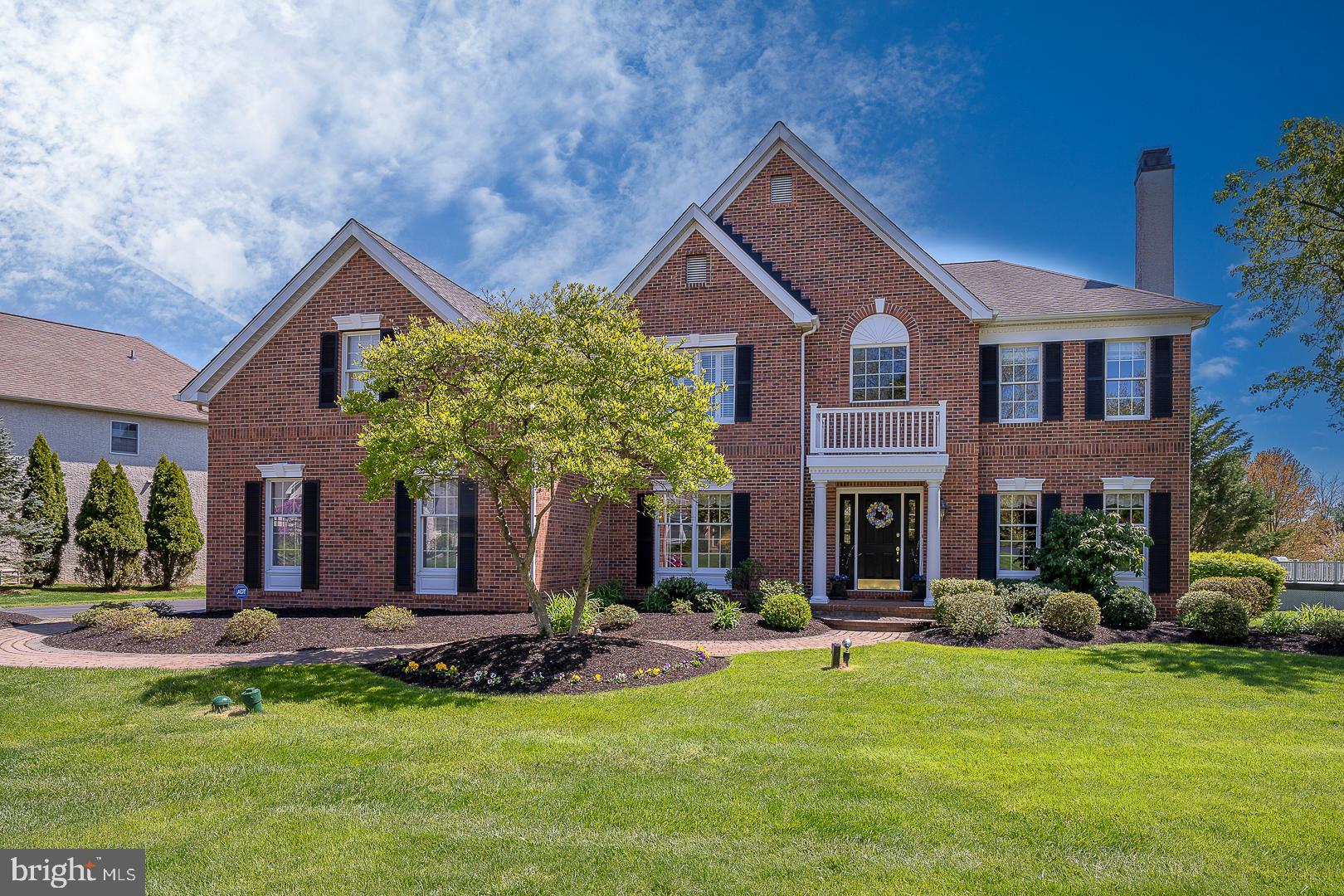 This impeccably maintained brick Colonial awaits in the highly desirable Greens@Waynesborough neighborhood. Step inside the grand two-story foyer adorned with hardwood flooring and crown molding. The formal living and dining rooms flank the entrance, each bathed in natural light from large windows and accented with elegant crown molding. Curl up by the cozy brick fireplace in the living room, while the dining room offers a sophisticated space for entertaining. Completing the main entrance is a convenient powder room located just off the foyer.
Unleash your inner chef in the gourmet kitchen boasting nine-foot ceilings. Gleaming cream and cherry cabinetry complements the hardwood floors and granite countertops. A top-of-the-line Wolf range and Thermador oven with a warming drawer cater to your culinary desires, while a Bosch dishwasher ensures effortless cleanup. The kitchen seamlessly flows into a bright dining area with sliding doors leading out to a charming patio with a retractable awning. Tranquility awaits in the private backyard overlooking the development’s common area. A back staircase provides access to the upper level living space.
The two-story family room takes center stage, featuring a stunning brick fireplace, warm hardwood flooring, skylights, and a ceiling fan. A private study offers a quiet haven for work and relaxation. Rounding out the first floor is a mudroom with additional cabinetry, washer and dryer, access to a three-car garage, and an exterior door leading to the back deck
Upstairs, luxury continues in the primary suite. Featuring a tray ceiling, ceiling fan and a custom designed walk in closet, it also boasts a bonus area with hardwood flooring - ideal for a sitting room or second office. The recently renovated primary bathroom is a true sanctuary, featuring marble flooring, a custom double vanity, an oversized shower, and skylights. A large hallway overlooks the downstairs family room, creating a sense of openness. Each of the additional three bedrooms are well appointed with ceiling fans and fresh paint. The second bedroom features an en suite bathroom, while the remaining two bedrooms share a beautiful Jack-and-Jill bathroom with double sinks and a shower/tub combination.
The finished basement is perfect for entertaining. Complete with a full bathroom and recessed lighting, it also includes an exercise room with a Universal Gym, a beverage fridge, a large TV, and an electric fireplace for year-round ambiance. A bonus room provides additional flexible space, ideal for a guest bedroom or home office.
Last, but certainly not least, this home is situated to offer Southern exposure. You will have bright sunlight from dusk to dawn all year round.
Conveniently located near public transportation, shopping, and dining, this exceptional home truly has it all. Notably, it resides within the coveted Tredyffrin/Easttown School District. Don’t miss this opportunity -2024 St. Andrews won't be available for long! Schedule your appointment today.