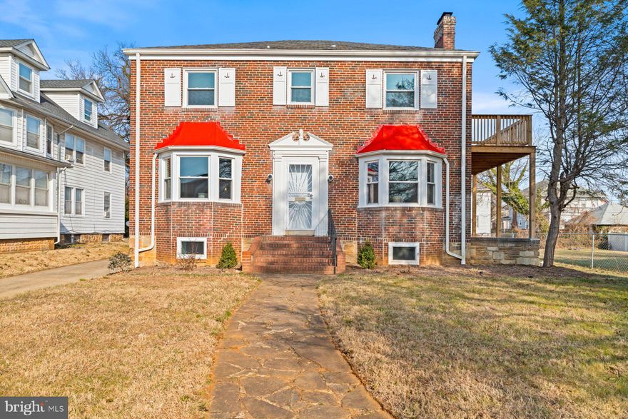 Welcome to 3704 Egerton Road, a beautifully updated brick home that blends classic Baltimore charm with modern finishes throughout. From the striking curb appeal to the spacious rear yard with a detached garage and private driveway, this property offers both style and convenience. Inside, you’ll find a bright and open layout featuring an updated kitchen with gray cabinetry, stainless steel appliances, ample counter space, and seamless flow into the dining and living areas. The home includes finished lower-level space with recessed lighting and a separate laundry area, providing flexibility for a family room, office, or recreation space. Updated bathrooms, neutral paint tones, refinished flooring, and thoughtful details throughout make this home truly move-in ready. All bedrooms have ceiling fans. Heating is supplied by oil radiators AND 6 independent ductless electric heat pumps. All bathrooms have windows. Conveniently located near major routes, shops, and local amenities, this property offers comfort, functionality, and timeless appeal in a sought-after Baltimore neighborhood.