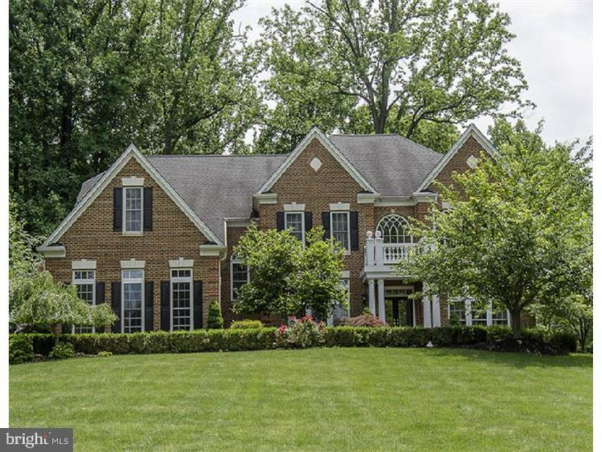 This stunning 4 bedroom, 5.1 Bath, Brick Colonial, Executive home is situated at the end of a cul-de-sac, on a beautiful 3.77 acre lot, in the fabulous Anderson Farm community.  Features include extensive millwork throughout, beautiful hardwood floors, and grand scale formal rooms.  The dramatic 2-story Family Room focal points are a large feature window overlooking the beautiful rear yard, and a custom built-in entertainment center.  The 2-sided gas fireplace opens to both the Family Room and the Kitchen.  The Gourmet Kitchen is a cook's delight and features high-end appliances, a breakfast bar, and an adjoining morning room.  A dual stair case from the entry foyer leads to the second floor with 4 large bedrooms, each with a private bath.  The grand Master Suite features a large bedroom, an adjoining sitting room, 2 walk-in closets, and a luxurious master bath.  The finished Lower Level overs an additional 2,000 Sq Ft of living space.  The exterior of the home is right out of Architectural Digest, and features fabulous gardens, patios, and a raised hot tub.  There is a barn on the property offering additional garage, parking space, a work shop, and expansive storage.  It is truly one of a kind and offers the best of Chester County, yet close to everything.