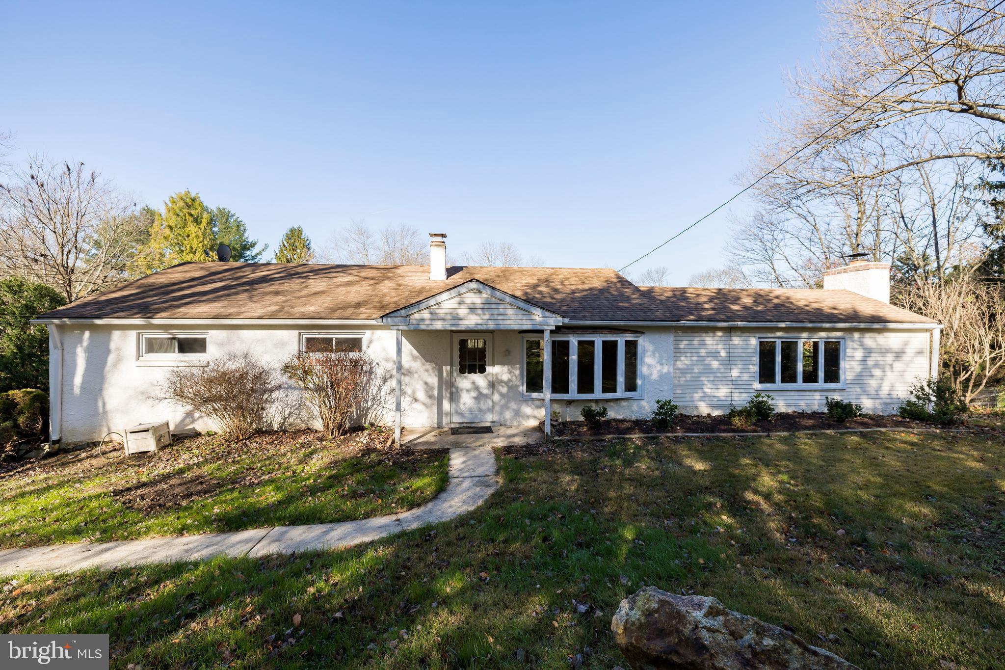 Back on the Market.  Previous Buyer could not get mortgage. Wonderful large 3 bedroom brick rancher on a terrific lot in East Brandywine Twp! This traditional home features a large living room , formal dining room with bay window, and eat-in kitchen. Beautiful hardwood floors in three bedrooms. Take a dip in your in-ground pool as you relax and enjoy the picturesque setting featuring several mature trees. A full acre of land stretches across a flat lot, giving you space to enjoy in any way you please. Take full advantage of the view from your patio. Every room in the home has been recently painted.  Inside the home you will find well-proportioned rooms offering you the space you need to make this home your own. From the updated master half bath to the oversized living room, there is ample space in this home.  The finished basement is ready for your media room, crafting space, or any other area you may need adding abundant living space. On top of all this you will be in the coveted Downingtown School District! Buy with confidence, septic has been pre-inspected and passed load test. Schedule your private tour today.  New well pump (2020) and new septic pump (2020).  Tuck under garage has been converted but could be put back into use by adding a garage door.