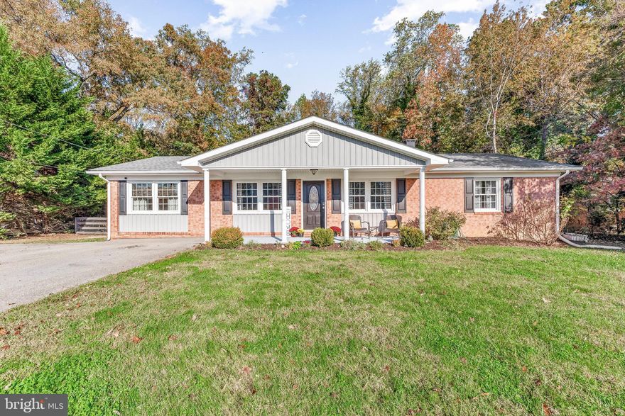 A beauty worth seeing! Spacious rambler featuring 4 bedrooms and 3 1/2 baths.  Kitchen renovation in 2022 includes a large island with room for seating, new built in microwave and pot filler faucet.  Main level features 3 bedrooms and 2 1/2 baths, hardwood flooring throughout, custom shelving and access to a rear deck and fenced back yard with two sheds.  Enjoy additional living space in the basement featuring one bedroom/office/craft room with a spacious walk-in closet, an additional full bathroom, laundry room with storage area and exercise/recreational area. Walking distance to the Three Notch Trail providing 13 miles of walking/running/bike paths. Commuting distance to Pax River, Indian Head or Andrews Bases.  No HOA! Open House Sunday November 5th 1-3 pm.