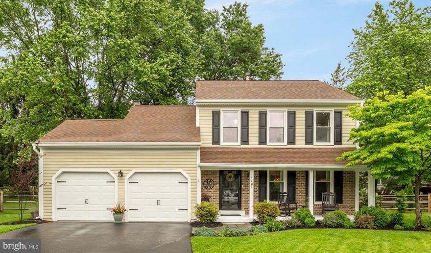 **Offer Deadline 5pm Saturday June 14th**Beautifully updated colonial in the sought after Hallowell Community. Located on a quiet cul-de-sac, this 3 bedroom + den home features a gorgeous kitchen renovation, quintessential front porch, wood-burning fireplace, 2-car garage, finished basement and fantastic outdoor space. This home offers all the modern features you desire, perfectly situated on a fenced-in, flat, lot at the end of a quiet street and it has been thoughtfully updated by the meticulous owners. The contemporary kitchen is a chef’s dream, ideal for entertaining guests, anchored by a warm fireplace and paired with the spacious deck that overlooks a tree-lined backdrop. Upstairs, you’ll find three bedrooms, complemented by a versatile loft space—perfect for home office, or playroom. The luxurious master bathroom has been beautifully updated with floor-to-ceiling tile and a spa-like waterfall shower. The finished lower-level offers a spacious rec room plus a workshop + laundry room with ample storage. RECENT UPGRADES Water heater (2025) New gutters and trim and front porch PVC (2024) New Slider Doors to deck (2021) Refinished Hardwoods on the Main Level (2021) Kitchen Island Install (2021) Yard improvements including deck paint/landscaping/vegetable garden (2023)  New Refrigerator (2024) New Dishwasher (2024) Garage full paint (2022) LOCATION Hallowell is a vibrant amenity-rich community with pools, tennis courts, walking trails, playgrounds, and a beautiful central pond. Walk to the pool, the farmers market and many local attractions. This is the one in Hallowell! **OPEN HOUSES Friday June 13th 5pm-7pm and Saturday June 14th 11am-1pm**