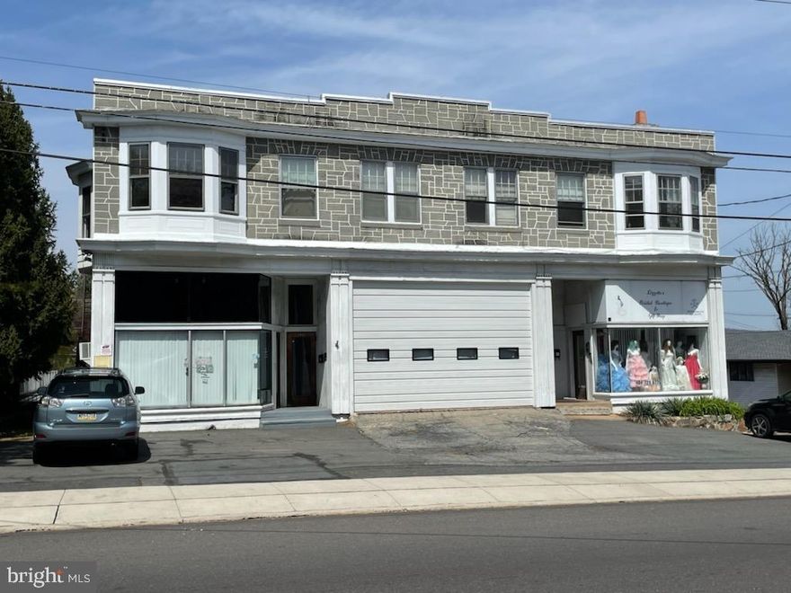 This is a second floor apartment in a nice but older Mt. Penn building.  Unit consist s of living room, kitchen, bedroom, bath and rear storage/utility room.  Tenants pay heat & hot water (both gas) and electric, owner pays water/sewer/trash.  This is located directly across the street from the Mt. Penn Turkey Hill.