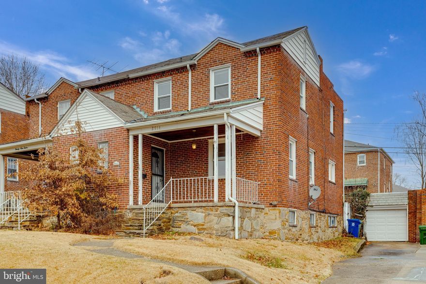 Welcome to this delightful duplex with a detached garage nestled in a highly coveted Parkville neighborhood. This three-bedroom, two-bathroom property boasts hardwood floors throughout, over 2,000 square feet, a fenced-in backyard, and generous storage options.

Upon entering, the home greets you with a sense of spaciousness and abundant natural light. Hardwood floors guide you through the inviting living room and dining room, creating a seamless flow. The kitchen, adorned with white cabinetry and butcher block countertops, is equipped with all essential appliances and offers convenient access to the rear yard.

Ascend to the top floor, where three generously sized bedrooms await, accompanied by a retro-styled full bathroom. The bedrooms feature hardwood floors and  windows that bathe the space in natural light. The  finished basement adds versatility to the property, offering a full bathroom with updated flooring, a potential family room, additional storage, and convenient access to the rear yard.

Outside, the residence presents a covered front porch, a fenced rear yard, a one-car garage, and a driveway with space for up to three cars. This home's location is optimal, surrounded by premier restaurants, shopping venues, and vibrant nightlife, all conveniently close by. Furthermore, it provides easy access to major commuter routes, Double Rock Park, North Harford Park, and golf courses.

Don't miss the opportunity to experience the charm and convenience of this property firsthand. Schedule your showing today to make this exquisite home yours.