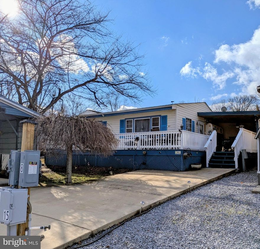 Inside Pictures to Come. 

This exceptional package deal features two adjacent lots, ideal for two families or a large household aspiring for spacious comfort.

Lot 16 presents an inviting opportunity with a charming 1980 travel trailer, complemented by spacious additions of 9x12 and 15x12, perfect for gatherings and relaxation. The property features a generous 10x28 deck and a cozy 13x11 covered deck, ideal for enjoying outdoor evenings. To further enhance your outdoor experience, there’s an 8x8 shed thoughtfully designed for convenient storage of your belongings. Additionally, a sturdy 10x18 metal carport provides ample protection for your vehicles. Lush cherry and weeping cherry trees grace the lot, adding both beauty and tranquility to the landscape. As a bonus, all outdoor furniture will be included, making this oasis ready for you to enjoy immediately.

Lot 17 showcases a charming 2001 camper, thoughtfully designed with cozy bunk beds, a convenient tub/shower combo, a comfortable pull-out couch, and a welcoming dinette area, perfect for family meals or games. The entire lot is securely fenced, providing privacy and peace of mind. Enhancing the property is a well-maintained 12x14 shed, complete with lawn mowers that will be included in the sale, making upkeep a breeze. Additionally, the stunning stamped concrete in front of the shed adds an elegant touch, creating a lovely outdoor space that invites relaxation and enjoyment.
**Members Enjoy:**

- Amazing views and wildlife
- Access to the Potomac River
- Trails for hiking and walking
- Swimming pools
- Mini-golf
- Youth center
- Tennis and basketball courts
- Laundry facilities
- Convenience store, deli, and lounge

Additional amenities include bathhouses throughout the park, a boat ramp, a bar and grill, and even a church on the grounds. River Bend also hosts numerous activities such as fireworks on the 4th of July, a small carnival, bonfires, poker runs, horseshoe tournaments, a car show, Halloween trick-or-treating, and much more.

Come check out this incredible lot! Let's bring an offer to the table!