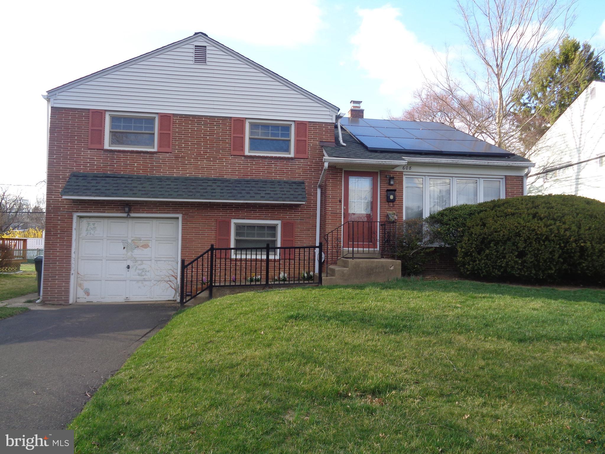 Multiple Offers Received . Please submit Highest and best by Saturday March 29 by 3:00. Welcome to 608 Louise road, a charming residence nestled in the highly sought-after Abington School District. This 3-bedroom, 1 .5 baths home is a testament to love and care just waiting on your personal touches. Key features include solar panels on roof , spacious and large backyard. Step inside the light filled family room featuring hardwood flooring that runs throughout most of the home. The dining room provides the perfect spot to enjoy a nice home cooked meal. Family room located off the dining room with exit to rear yard. Upstairs there are 3 nicely sized bedrooms and an abundance of closet space and hall bath. Basement is finished and possibel 4th bedroom , laundry room and half bath. This home is located blocks from all Abington Schools and offers easy access to public transportation including three regional rail train stations as well as nearby shopping centers, parks and the Willow Grove Mall. Don’t miss the opportunity to make this beloved home your own. This home is being sold AS-Is. Buyer responsible for U&O cert requirements.