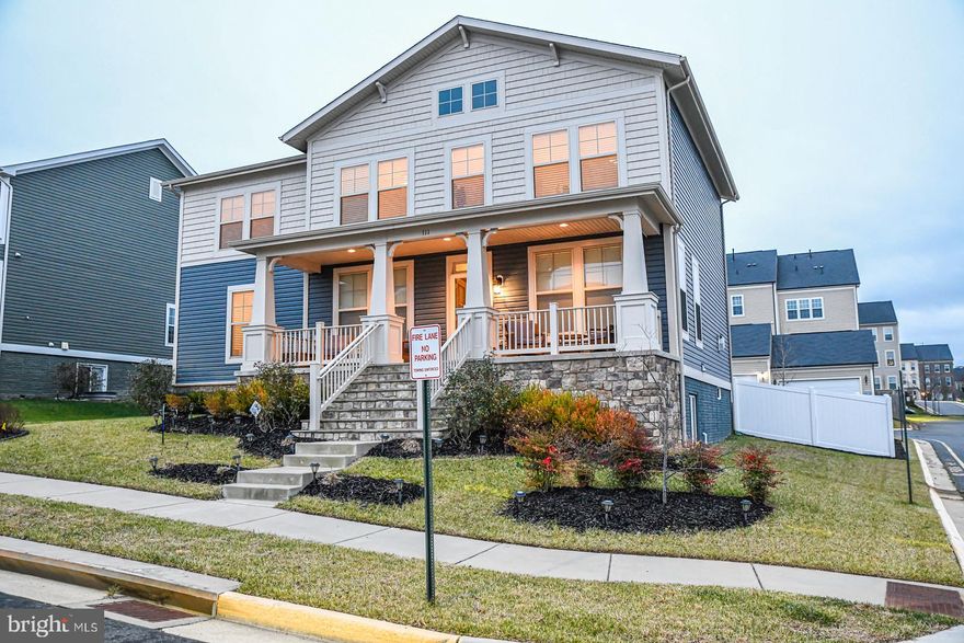 Stop looking!  This luxurious home features 5 bedrooms with the 5th bedroom in the basement, 3.5 bathrooms sitting on a fenced in corner lot in the highly sought-after Embrey Mills.  This luxurious Woodly Park model by Integrity Homes is perfect for YOU!  Built in mind for a family that entertains as well as works from home.  With more than 3500 sq ft of living space this home is perfect for YOU!  The first-floor features two office spaces, a gorgeous formal dining room with a tray ceiling and natural light as well as an open concept gourmet kitchen with even more natural light.  Hardwood floors throughout the main level, to include a Morning room for informal dining, and expanded great room with gas fireplace perfect for entertaining family and friends. Leading into a Laundry room on the main level with a deep sink, upper and lower cabinets, and counter space, connected to an oversize mud room with two closets. Want to have a family movie night, this home has a movie room that can also be used as a man cave.  Kids having a sleep over, there is space for a game room where they can enjoy and entertain.  No need to go back upstairs to get the popcorn just prepare it at the wet bar in the basement equipped with dishwasher and a wine cooler. Love to be outdoors, well this home features an oversized front porch ideal for watching sunsets, and fenced in back yard with patio space to entertain guest. Other amenities of the home include a second office space, basement bedroom with walk-in closet, full bath, room for a small in-home gym, oversize garage, and a storage system in the garage.  This home is a short walk to the Club House featuring the Grounds Bistro and Café with fitness center, and resort style pool.  This community features seven parks including the tot lot playground, several walking trails, dog park, community fire pits, and stage. Colonial Forge High School district, 1 mile to I-95, VRE, commuter lots, and Stafford hospital, less than 1 mile to Publix grocery store, and The Rouse Center’s large indoor and outdoor sporting complex with and Olympic size pool.  Close to Marine Corps Base Quantico.  It won’t last long. Schedule a showing now!