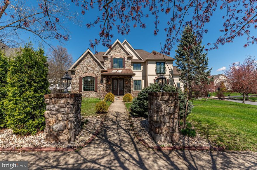 xperience timeless elegance in this exquisite 4-bed, 3F/2H bath French Provincial Colonial set on a premium corner lot in ultra-luxurious Parkview Estates, showcasing European-inspired custom décor throughout. A grand double-door entry welcomes you into a stunning central hall foyer feat a dramatic staircase w/intricate wrought iron detailing. The formal LR offers rich HW floors, baseboard & crown molding, shadow boxes, & recessed lighting, while the formal DR impresses w/tile flooring, a tray ceiling w/detailed molding, & equally refined finishes. French doors open to a sophisticated den/study/office w/HW floors, chair rails, & elegant millwork. The breathtaking two-story FR boasts a vaulted ceiling, plush carpeting, recessed lights, ceiling fan, & a tiled gas fireplace w/mantel. The bright gourmet kitchen is beautifully appointed w/tile floors, granite countertops, stainless steel appliances, tiled backsplash, pantry, & a bi-level center island w/sink & breakfast seating, along w/a sunlit eating area. A tiled mudroom w/decorative molding, a well-equipped laundry room w/utility sink and storage, & a stylish powder room complete the main level. Upstairs, double doors lead to a luxurious master suite feat a deep tray ceiling, extensive molding, recessed lighting, an oversized custom walk-in closet, & a spa-like bath w/vaulted ceiling, granite dual vanities, tiled walk-in shower w/glass enclosure, soaking tub, & private commode. A princess suite offers its own walk-in closet & private full bath, while 2 add'l bedrooms share a Jack & Jill bath w/dual sinks & a separate tub/shower area. The fully finished basement is an entertainer’s dream, feat tile floors, elegant trim work, & recessed lighting throughout, w/dedicated spaces for a media/theater room, game area, & a wet bar w/granite countertops & tiled backsplash, along w/a half bath & a versatile guest bedroom or office. Step outside to your private backyard retreat complete w/a paver stone patio, in-ground pool, stone firepit, & fully fenced yard w/black wrought iron fencing—perfect for entertaining or relaxing in style. Add'l highlights include a 3-car side-entry garage, paved driveway, a brand new roof w/a 50-year warranty, & newer central AC & heating systems (just 2 years old), making this exceptional home the perfect blend of luxury, comfort, & peace of mind.