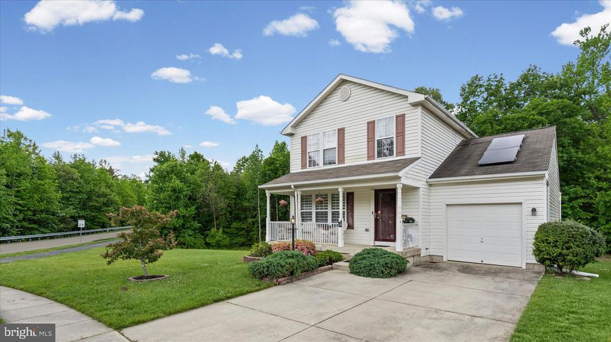 Welcome home to 128 King James Circle! Tucked away in the desirable well-kept neighborhood of Lord Willoughby’s Rest, this spacious home offers 3 bedrooms and 3 full baths. The First-floor open floor plan makes for great entertaining but also includes the convenience of a main-level washer and dryer and a 1/2 bath making everyday living easy.  The upper level offers 3 bedrooms and 2 full baths, providing a comfortable and private living retreat. The partially finished basement features a full bathroom and an additional room perfect for a bedroom, office, or flex space while offering a closed room for storage with easy access. Situated on a generous lot with plenty of yard space, this home offers endless possibilities for relaxing, entertaining, and outdoor enjoyment.  Home maintained by BGE HOME.    The Buyer will need to be approved for the Solar Panels as they will need to take over the lease.  Seller is offering a $3000 credit for basement carpet.