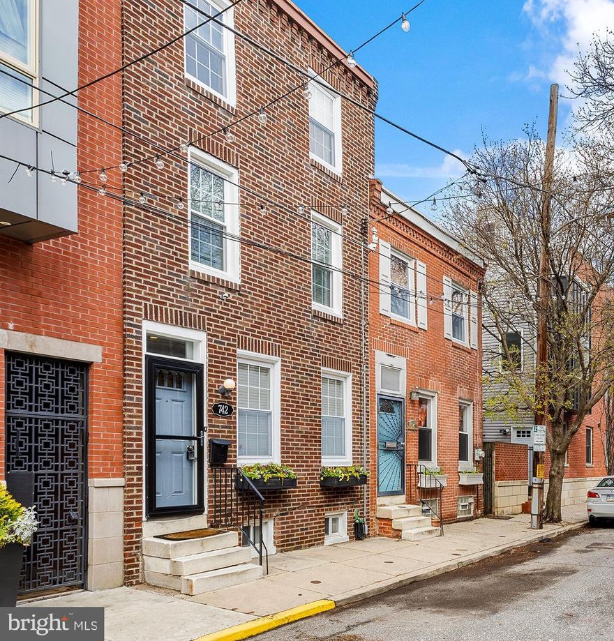 Beautifully maintained 3 bedroom/2.5 bath home on one of the most desirable, tree lined blocks in Graduate Hospital. Enter into your ideal layout with an open living room and kitchen with stainless appliances, granite and lots of sunlight.  Out to the largely entertaining backyard perfect for hanging out or grilling with a partially covered patio.  Lower level to the renovated basement with half bath,  recessed lighting and built in entertaining bar…  On the upper level you'll find straight stairs, a large laundry/ storage room addition, and a master suite with custom closets,  Third floor features 2 more sun filled bedrooms, full bath, extra storage and once again lots of sunlight… Throughout you can appreciate the beautiful hardwood floors, crown and baseboard moldings, recessed lighting, ceiling fans and custom closets.  All boxes checked including the most picturesque block , convenient location within walking distance to public transportation, shopping, cafes & restaurants in Graduate and South Street area. A short walk to Rittenhouse Square, CHOP, PENN, City Hall and all of center city.