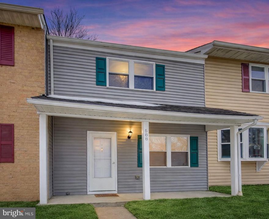 Spacious three-level townhome offering approximately 1,800 square feet of living space in the Village of Olde Mill community. The main level features updated flooring, a functional kitchen with granite countertops and stainless steel appliances, and separate living and dining areas.

The upper level includes three bedrooms and an updated full bathroom (2022). The finished walk-out lower level provides additional living space suitable for a recreation room, office, or flex area, with sliding glass doors leading to a fenced backyard backing to trees for added privacy.

Recent improvements include an upgraded A/C system (2022) and roof (2017) along with other updates throughout the home. Great community amenities, with convenient access to shopping, dining, and major commuter routes.  One year First American Warranty conveys!