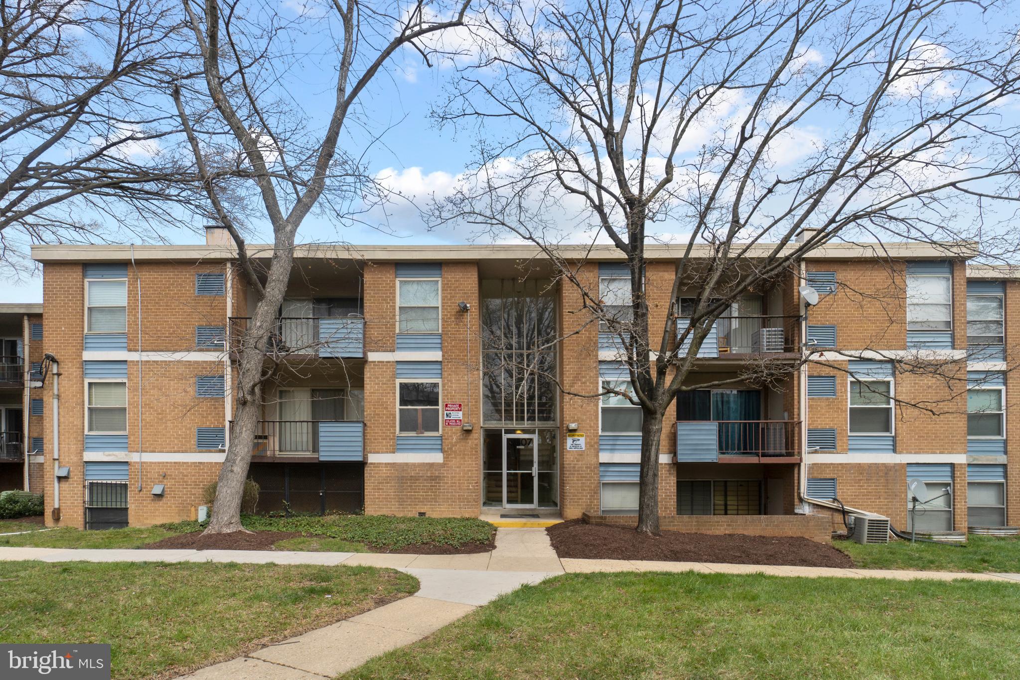 Welcome home! Updated 2 bedroom 1 bathroom Condo near Marlow Heights Park and Bradbury Heights Recreation Center. Bright living room with access to a private balcony and updated kitchen featuring SS appliances (2018/2019). 2 generous bedrooms and a renovated full bathroom. Storage unit #07-203 in the building basement conveys with the unit. The laundry room in the basement costs $1.75 per wash/dry. The condo association installed a new security system in 2021. Playground and pet-friendly common areas on-site. Incredible location near Suitland Metro (Green Line), the Shops at Iverson, dining, library, Suitland Pkwy, Branch Ave, parks, playgrounds, running trails and more! Don’t miss this opportunity!