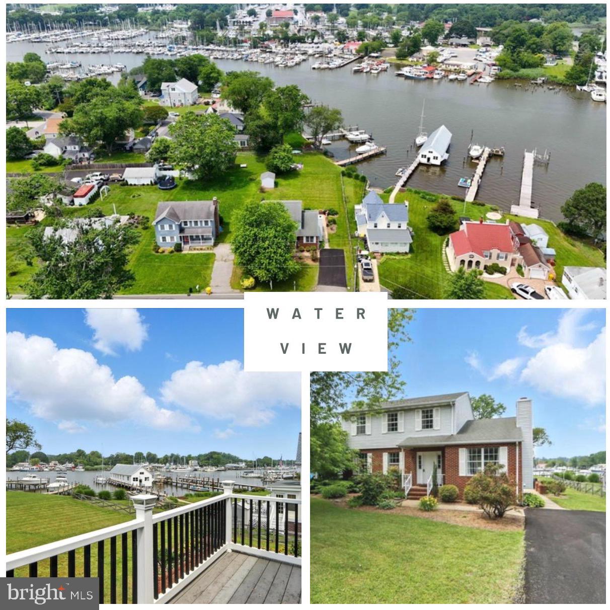 Offered for the very first time, this custom-built colonial offers unobstructed views of Rockhold Creek in one of the area’s most charming water-oriented communities. This well-maintained home features timeless character with hardwood floors throughout and a traditional floor plan that includes a formal living room, separate dining room, and a spacious family room with a fireplace. Enjoy front-row views of charter boats returning from the Chesapeake Bay from either your main-level deck or private balcony off the primary suite. The level backyard offers the perfect spot to take in stunning sunsets over the water. Upstairs, the primary suite is a peaceful retreat with its own sitting area, water-facing balcony, and en-suite bath. Generously sized secondary bedrooms provide space for family, guests, or home office needs. Located within walking distance to waterfront dining, boutique shopping, marinas, and recreational activities, this home combines the charm of small-town living with the luxury of a waterfront lifestyle. Whether you’re looking for a weekend escape or a year-round residence, this property is a rare opportunity in a sought-after location. Don’t miss your chance to own one of the best-kept secrets on the water—schedule your showing today! ***Zoned Maritime B for additional options!*** NO FLOOD INSURANCE REQUIRED!