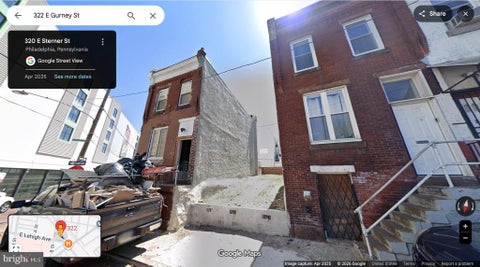Vacant Land For Sale - 322 E Gurney Street<br/> PHILADELPHIA, PA 19134