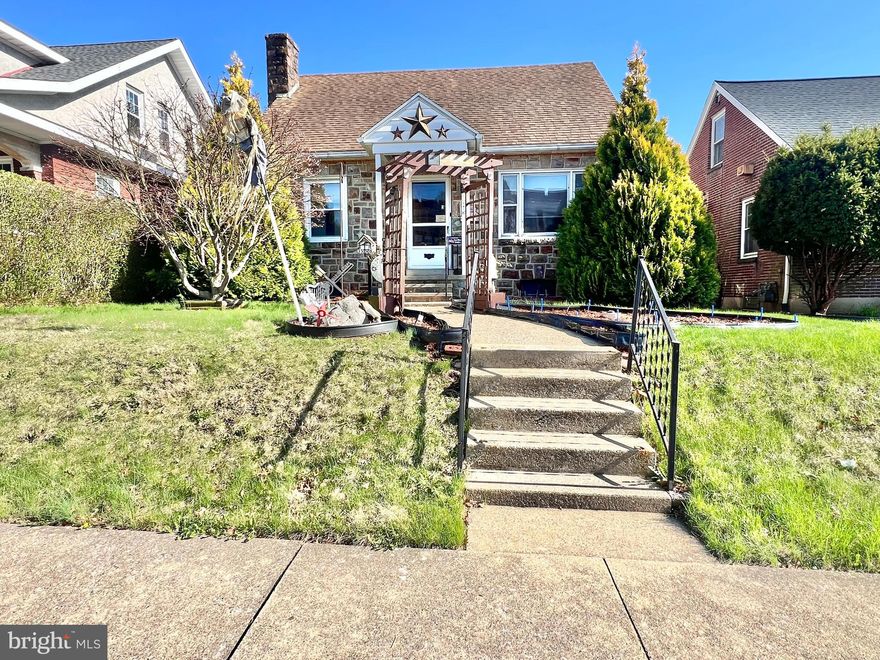 Welcome to this 3 bedroom, 1 bathroom single detached cape, nestled on Bruckman Avenue.  The stone front facade and mature landscape beds, make for a wonderful first impression!  As you enter into the home, you'll find the home's spacious living room.  The eat-in kitchen has been modernized with bright white cabinetry, updated appliances, and boast an abundance of cabinet and countertop space.  Two of the home's three bedrooms can also be found on this first floor, along with the home's full bathroom.  Upstairs you'll find the third, and largest of the three bedrooms, which spans the entire length of the home!  The basement offers an abundant amount of untapped potential, and houses the home's mechanicals, laundry, and storage space.  The backyard is one of the biggest selling points to this home!  The spacious covered back patio makes for a perfect spot sit out and enjoy these upcoming Spring and Summer days!  The backyard offers lots of space and possibilities.  There is a stone pad for a future shed, and lots of space for off street parking.  Don't let this affordable single home pass you by!  Reach out to us today, to schedule your showing!