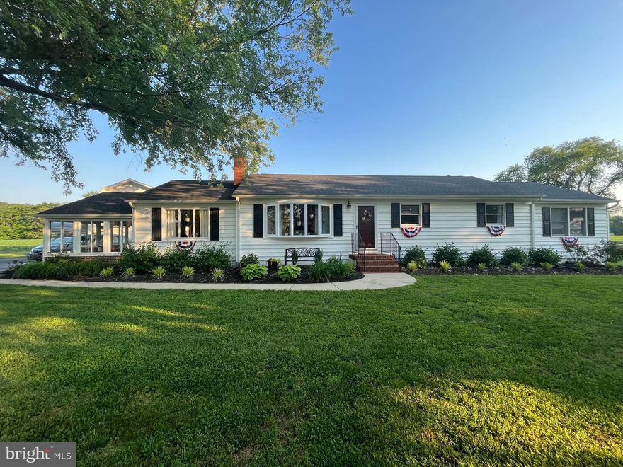 Nestled on a sprawling, flat 1.11-acre lot with NO HOA, this charming 4-bedroom, 3-bathroom rancher offers the perfect blend of peaceful country living and incredible versatility. Located in a quiet, private setting off Deep Landing Road, 3406 Horn Road provides a rare opportunity to enjoy seamless single-level living with unmatched outdoor utility.

Step inside to find warm hardwood floors and a bright, welcoming layout. The main living space flows effortlessly into the home’s standout feature: a gorgeous, glass-lined sunroom. Flooded with natural light, this 4-season oasis is the perfect spot for your morning coffee, reading a book, or entertaining guests while overlooking your expansive backyard.

Downstairs, the fully finished basement adds a secondary living space. Whether you envision a home theater, a home gym, a recreation room, or a private home office, this lower level is a blank canvas ready to adapt to your lifestyle.

The Crown Jewel for Hobbyists: Car enthusiasts, contractors, and DIYers, take note! The detached two-car garage and finished space above, is a bona fide "Mechanic’s Dream." It serves as the ultimate workshop, studio, or staging area. Combined with over an acre of flat land and zero HOA restrictions, you finally have the freedom to park your boat, RV, or work trailers right at home.

Classic charm, endless utility, and a highly sought-after Huntingtown location. Don't miss your chance to own this slice of Calvert County paradise!