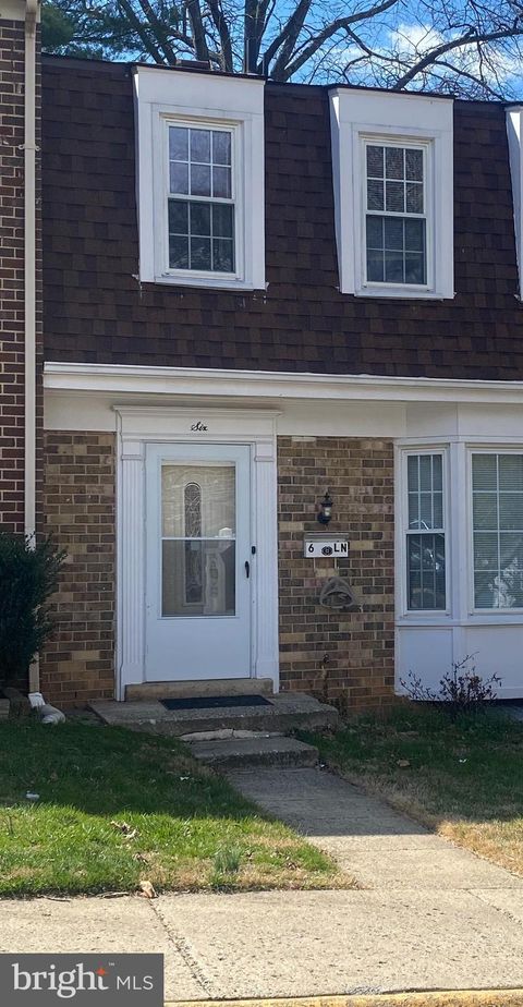 6 PRAIRIE ROSE LANE 12-3 GAITHERSBURG MD 20878