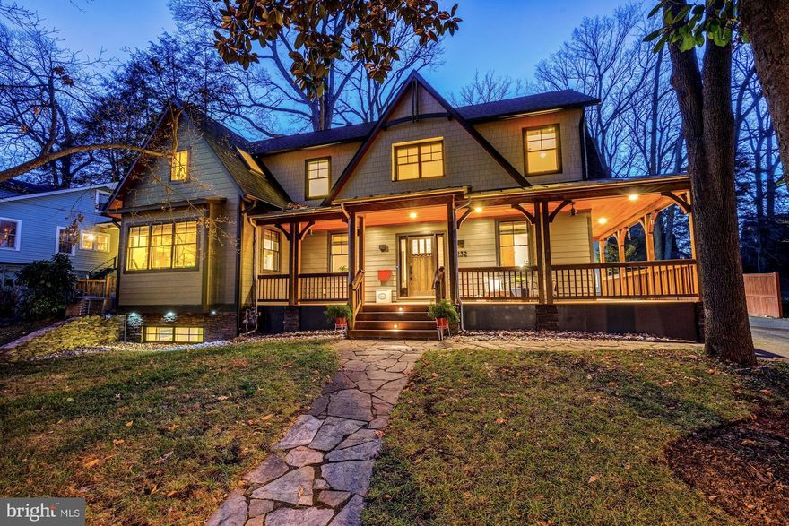 *Open Sunday 1-4pm. *Not many homes compare to the thoughtful design and meticulous construction that is showcased in this Modern Lyon Park Craftsman Bungalow masterpiece that was finely crafted by Sagatov Design & Build in 2014. With an unparalleled eye for detail and breathtaking sightlines that can be found throughout the residence, 232 N. Fillmore St is an impressive blend of a craftsman bungalow and modern flair. With clean, simplistic lines and a layout that has functionality in mind, this 5 Bedroom (plus main level office) and 4.5 Bath home suits nearly every lifestyle. Warm and inviting, the energy of the home draws from its open and inviting floor plan, oversized windows, serene tree-top views and privacy . Enjoy outdoor entertaining on the front wrap around porch, back screened porch, large backyard patio or second floor deck. Perfectly sited on .36 acres in Lyon Park, 232 N. Fillmore St is in a desirable North Arlington location that is walk-able to .7 miles to Metro (13 minute walk), Clarendon shops and restaurants, parks, easily accessible to DC, 2.5 miles to Amazon HQ2.  Also on the property is a detached Carriage house that can be used as an office or rental unit. The dwelling is outfitted with a kitchen, laundry, 3 rooms, full bath, living room, mudroom area, separate deck, cast iron fireplace, central air, new vinyl windows, separate metered gas, phone, electrical- total square footage is 1200. Carriage house is being sold "As-Is". Main house is also outfitted with a full house auto-standby 20kW generator that has wifi capability.