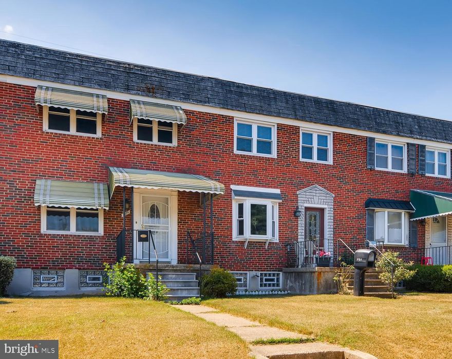 Super cute townhome located in the desirable Eastfield area of Dundalk.  Almost all of the major components have been updated.  NEW ROOF 2019, NEW DISHWASHER 2019, NEW KITCHEN 2018, NEW BATHROOM 2018, GARBAGE DISPOSAL 2019, NEW SUMP PUMP 2017, NEW WINDOWS 2015, NEW EXTERIOR DOORS 2015.  Modern kitchen with granite counters, stainless appliances and tiled back splash.  Great yard for enjoying your outdoor space.  Large covered patio, off street parking, shed and backs up to open space.  The finished lower level with an almost full bath provides additional living space and storage.