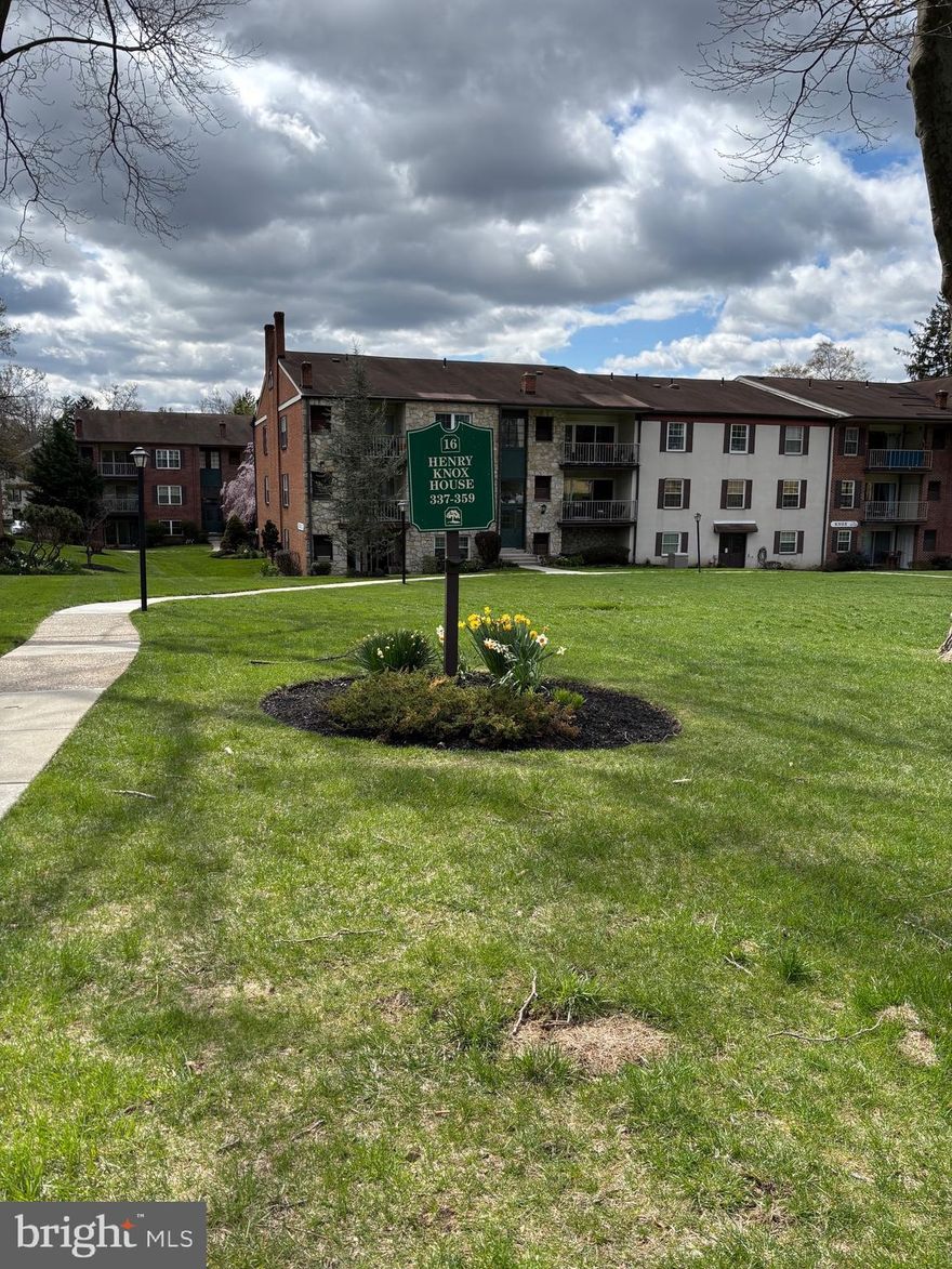 Available May 1st....Charming first-floor end-unit condo with its own private entrance in Knox Building at Glenhardie! Nestled in one of the community’s most desirable locations, this spacious 1-bedroom, 1-bathroom home offers an open floor plan, natural light and modern updates throughout.  Brand new refrigerator and oven, a bosch dishwasher in the kitchen, and beautiful new LVP flooring throughout are some of the updates. Enjoy your private covered patio with natural light and terrific views.  Tons of storage space is available to you with 3 oversized closets inside your home and 1 on the outside. You have the convenience of a nice 1 mile walk, or 3 minute car ride, to King of Prussia Town Center for groceries, dinner, or shopping! Rent includes gas, water, sewer, trash, common area/building maintenance, and parking. Lessee is responsible for cable and electric only. Coin operated washer and dryer just steps away are accessible to you. You can also join the Country Club, golf course and pool for an extra fee. Showings start April 27th.

Location is key: Minutes from Wegmans, Whole Foods, Glenhardie Country Club, LA Fitness, Lifetime Fitness, and CHOP, King of Prussia Mall, and Valley Forge National Park. Easy access to Routes 202, 422, and 76. the major commuter routes. No pets allowed per association regulations. Contact agent on how to apply - application fee applies