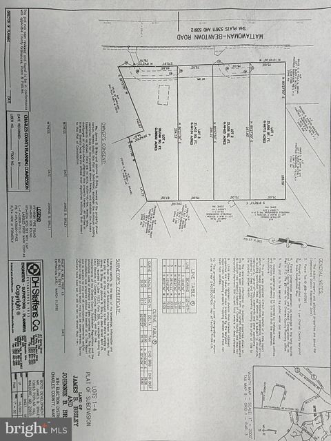 Vacant Land For Sale - 2290 Mattawoman Beantown Road<br/> WALDORF, MD 20601