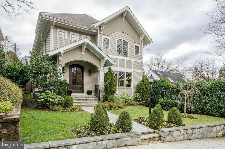 Stunning home built by Chryssa Wolfe with spacious rooms, high-end finishes and a large rear yard. This home gets lots of natural light in each room and features a large kitchen family room in the back of the house. The upper level has three spacious bedrooms with attached baths and a luxurious master suite.