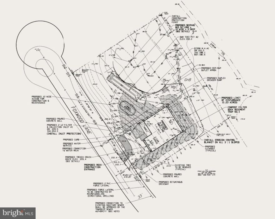3 Foxwood Lane presents a rare opportunity to build a custom home on a private, wooded lot just four
minutes from downtown Media. Spanning approximately 0.7 acres, this prime site has preliminary approvals in place for sewer permit, grading permit and stormwater management making it ready for you to design your house and put a shovel in the ground. The plan allows for some flexibility in size ranging from a 3,000 sqft house to a 6,000 sqft house giving you real freedom to design exactly what you want. Recent sales show similar properties selling between $400-450 per square foot, making this an exceptional investment in a sought-after location.  Buyer’s responsibility to perform all due diligence and obtain any and all required building permits and final plan approvals from Middletown Township.  Approved grading plan/permit, sewer plan, preliminary elevations and other documents available upon request.
