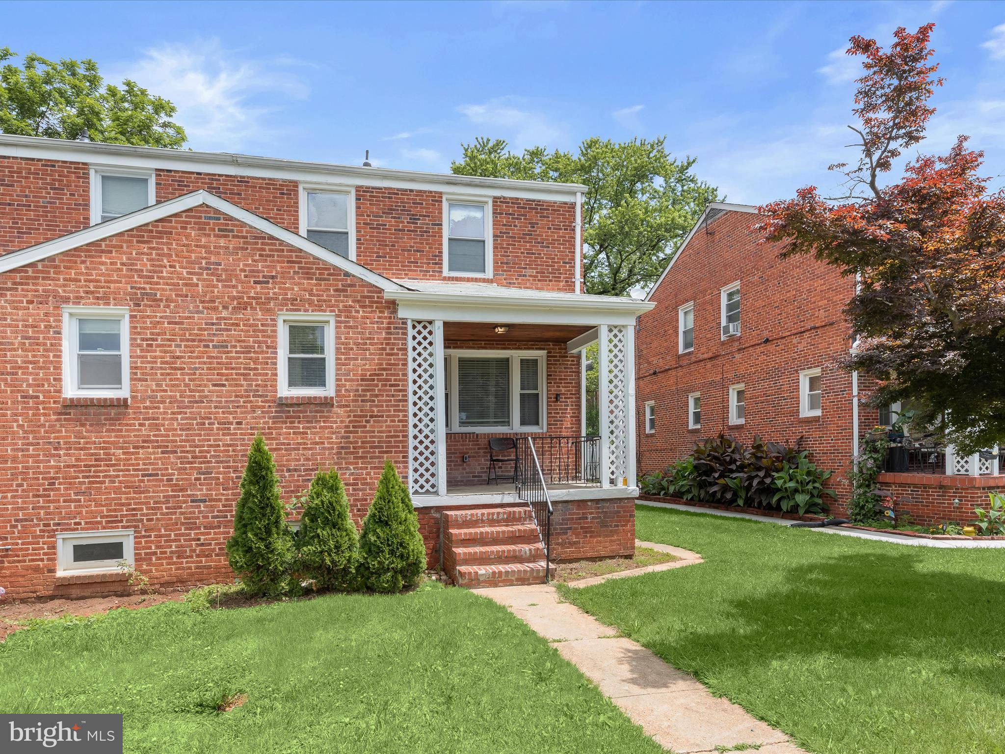 Your 3-bedroom, 2.5-bath semi-detached home awaits in the Upper Park Heights community, conveniently located near I-83, I-695, and the Reisterstown Metro station.
Begin your day on the welcoming covered front porch—perfect for enjoying fresh air and gentle breezes. Step inside to discover refinished hardwood floors and a neutral color palette. The sunny living room flows gracefully through an arched entryway into the dining area, enhanced by chair railing . Just steps away, the kitchen offers freshly repainted cabinets, brand-new stainless steel appliances, and direct access to the fenced rear yard—ideal for gardening or simply relaxing outdoors. A convenient powder room completes the main level. Upstairs, you’ll find the primary bedroom along with two additional bedrooms, all with ceiling fans for year-round comfort. The full bath on this level features a tub/shower combination and completes the upper-level retreat. The lower level expands your living space with newer ceramic tile flooring (2023), laundry facilities, and a versatile bonus room—ideal for a home office, playroom, or potential 4th bedroom. Additional updates include all-new wiring throughout, a newer water pipe, and an updated sewer hookup, offering peace of mind in a well-located home that’s ready to move in and make your own.