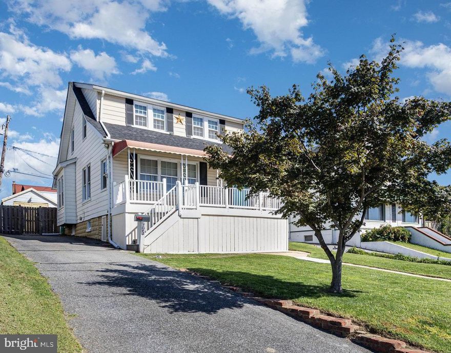Welcome home to this Harbor View gem in Baltimore County School District! This beautifully maintained, incredibly spacious home offers incredible views of the City skyline and front-row seats to your Fourth of July fireworks show right from your front porch. Inside, you are welcomed into a full foyer with tile floors facing your Upper-Level Staircase and HUGE Living Area with Hardwood Flooring throughout. The front of the home also offers a Sun Room/ Bonus Living Space with NEW (2025) Laminate Flooring. Off your Living Room, you have an extremely Large Dinning Area and Eat-In Kitchen Area both with Tray Ceiling, Recessed Lighting and a continuation of the gorgeous Hardwood Flooring. Your (2016) Remodeled Kitchen with NEW (2025) Laminate Flooring includes (2016)Stainless Steel Appliances, Vaulted Ceiling and Ample Counter Space. Off the Kitchen, there is an additional Mud Room/ Pantry Area in front of the Backdoor and a Powder Room with (2016) Stacked Unit Washer/Dryer for convenience. Upstairs you have a massive Full Bathroom w/ Tile Flooring and Tub/Shower Combo as well as 3 Spacious bedrooms. Backyard living at its finest with this HUGE Backyard Space that includes a Concrete Patio, Back Porch and NEW Wooden Privacy Fence. Bistro Lighting w/ Planters and Outdoor Bar included as well as your Outdoor Shed w/ Full Electric and Pool Table!! The basement is unfinished and full of opportunity. Other updates include NEW (2021) Roof, NEW (2016) HVAC, NEW (2016) Main Sewer Line and (2016) Windows. And don't forget your 3+ Car Driveway and the neighbourhood's Ice Cream Truck. This one is a commuter's dream, perfectly situated for easy access to major roadways. Just minutes from I-95, I-695 (Baltimore Beltway), and the the Harbor Tunnel/I-895, a 10min quick drive to BWI, close proximity to the Baltimore -Washington Parkway (MD-295), and minutes to MARC/Metro!! Come check out your dream home:)