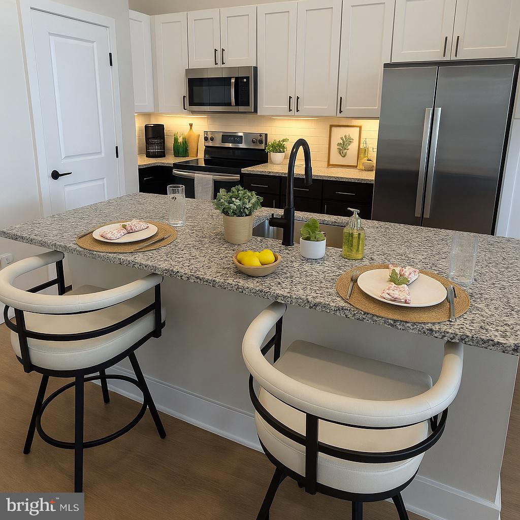 Now Leasing for November 2025!
Royersford Commons is a brand new apartment community in the heart of Royersford Borough, right on Main Street. Built with care to reflect the historic character of the town, it offers all the modern comforts: 78 thoughtfully designed apartments, four commercial spaces for local businesses, and a host of resident-friendly features.
Our 1-bedroom apartments, ranging up to 793 square feet, offer spacious layouts with energy-efficient appliances, in-unit laundry, and sound-reducing construction for a quiet, peaceful home environment.
Best of all, Royersford is a historic, walkable town with old-fashioned charm. You're just steps from coffee shops, bars, restaurants, and the Schuylkill River Trail. While Royersford offers a true small-town feel, it’s also perfectly located along Route 422: just minutes from Collegeville, King of Prussia, and Phoenixville.