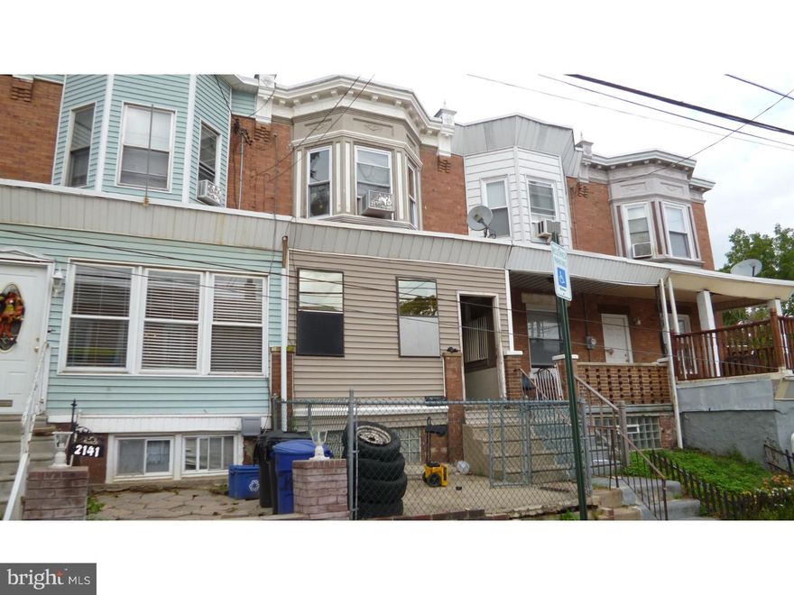 large  3 bedroom and 2 full bath in popular Mt Airy, if you want to convert the front room into a bedroom, it will be a 4 bedroom and a full bath behind kitchen. Heater and hot water heater look good, some new window, electric looks updated. needs some rehab. All offers will be presented, $2500 deposit and proof of funds will be required, AS IS addendum and buyer is responsible for u/o.  Cash or hard money financing only. All offers will be presented. all deposit checks must be received within 48 hours, under 30 days must be certified. Please not text offers, close to Lasalle