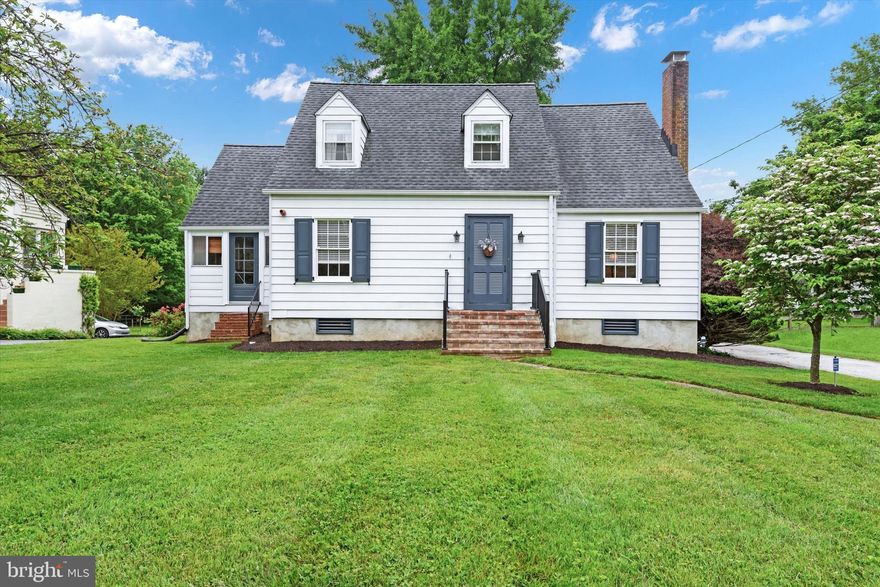 Welcome to the charming historic district of Glyndon, Maryland, where timeless elegance meets modern comfort. Nestled amidst the rich heritage of this quaint town, your Cape-Cod-style home awaits, offering the perfect blend of character and convenience.

Step inside to discover a spacious main-floor bedroom and bath, providing accessibility and privacy. You'll love the hardwood floors and all of the character this home offers. The eat-in kitchen offers a lovely view of the backyard! As you explore further, the sunroom beckons with its tranquil ambiance and unique spiral staircase, inviting you to unwind and bask in the serenity of your surroundings.

Outside, the expansive backyard awaits, adorned with majestic mature trees that provide shade and seclusion. Imagine spending leisurely evenings here, enchanted by the mesmerizing dance of fireflies under the starlit sky.

But the allure of Glyndon doesn't end at your doorstep. As a proud member of this vibrant community, you'll have access to the renowned neighborhood pool, with membership—a hub of summertime fun for residents of all ages. From swimming lessons to movie nights and crab feasts to teen gatherings, the pool is where cherished memories are made and friendships flourish. Its location is also convenient to many restaurants and all the area offers.

 Glyndon also offers many community events and activities throughout the year, from festive parades to summer porch readings and Turkey Trots to holiday celebrations. Immerse yourself in the warmth of community spirit and embrace the true essence of small-town living.

Don't miss your chance to experience the magic of Glyndon. Make this historic gem your forever home, filled with joy, camaraderie, and a sense of belonging. Welcome home to Glyndon, where cherished memories await.