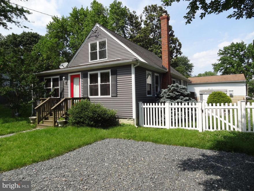 Beautifully remodeled, charming cape cod. Enlarged living room with durable ceramic flooring, main level master bedroom, master bathroom and laundry, updated appliances, updated electric, great kitchen w/Corian & island, radiant floor heat in LR, kitchen & bath, recessed lighting, fully fenced rear, storage shed, fantastic paver patio. Well appointed & water privileged. Will consider lease option.