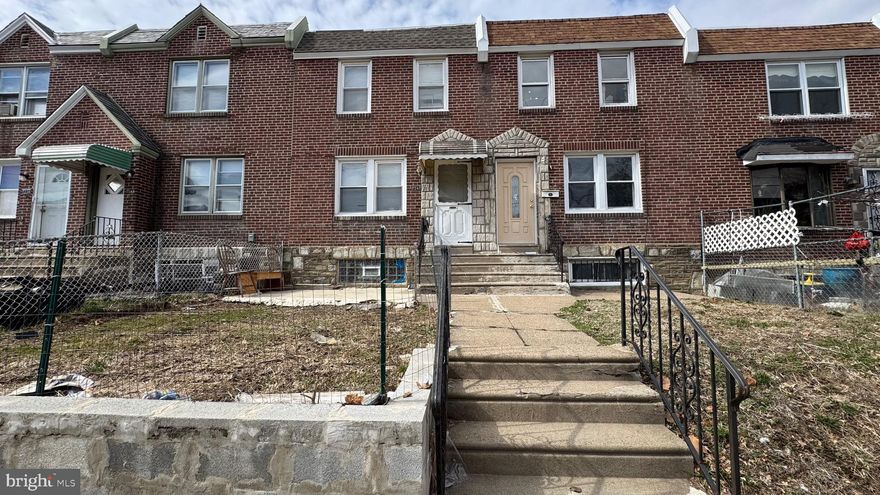 Great location near Cottman Ave & Macy's.  Currently tenant-occupied with a rental income of $1,500/month.  Perfect for investors or future homeowners!