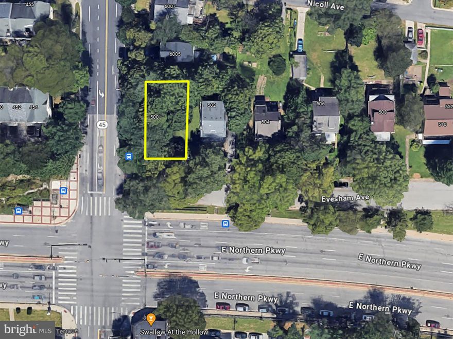 ONLINE AUCTION: Bidding begins 05/28/2024 @ 10:00 AM. Bidding ends 05/30/2024 @ 11:30 AM. List Price is Suggested Opening Bid. Lot of Land located in the Govanstown area of Baltimore City. Nearby attractions such as York Road Plaza Shopping Center, Loyola University Maryland, Towson University, & Medstar Good Samaritan Hospital. Easy Access to Major Traffic Artery E Northern Pkwy. Deposit: $5,000.