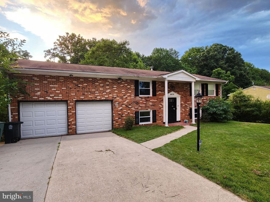 This lovely property is a cozy split foyer home that is newly renovated and updated that features 3 bedrooms, 2 bathrooms and a 2 car garage. This home offers great lighting, a big backyard, a peaceful and quiet neighborhood, and easy access to route 301. The bathrooms and kitchen have been upgraded and the living room, dining room and bedrooms offer lovely finishes. Enjoy the nearby community parks and all the other amenities this home has to offer.